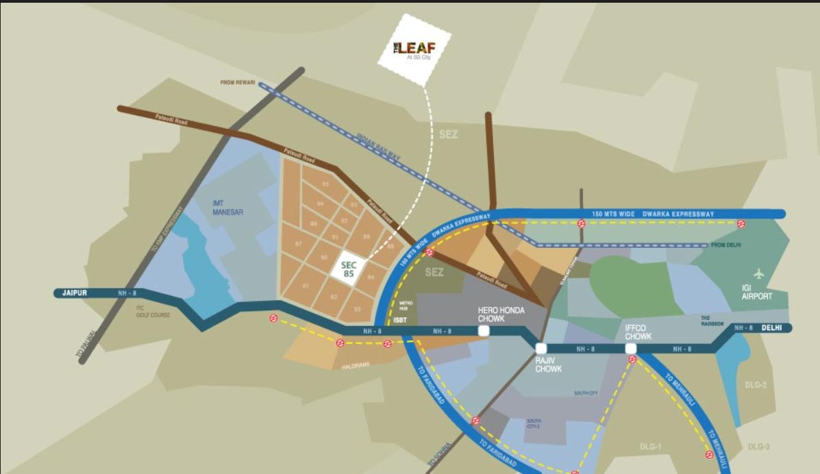 SS The Leaf – Dwarka Expressway - Premium Zone Gurgaon